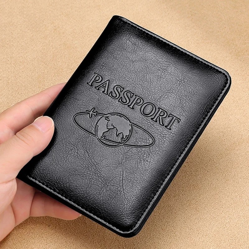 Men'S Accessories On Sale - Unisex Echtes Leder Passport Abdeckung RFID