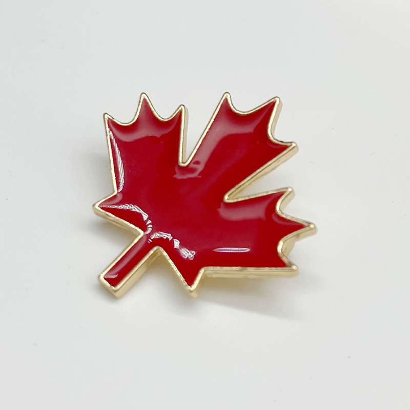 Men'S Accessories Canada - Emaillierte rote Ahorn-Broschen, Kanada-Nationalflagge, Emblem, Rucksack,