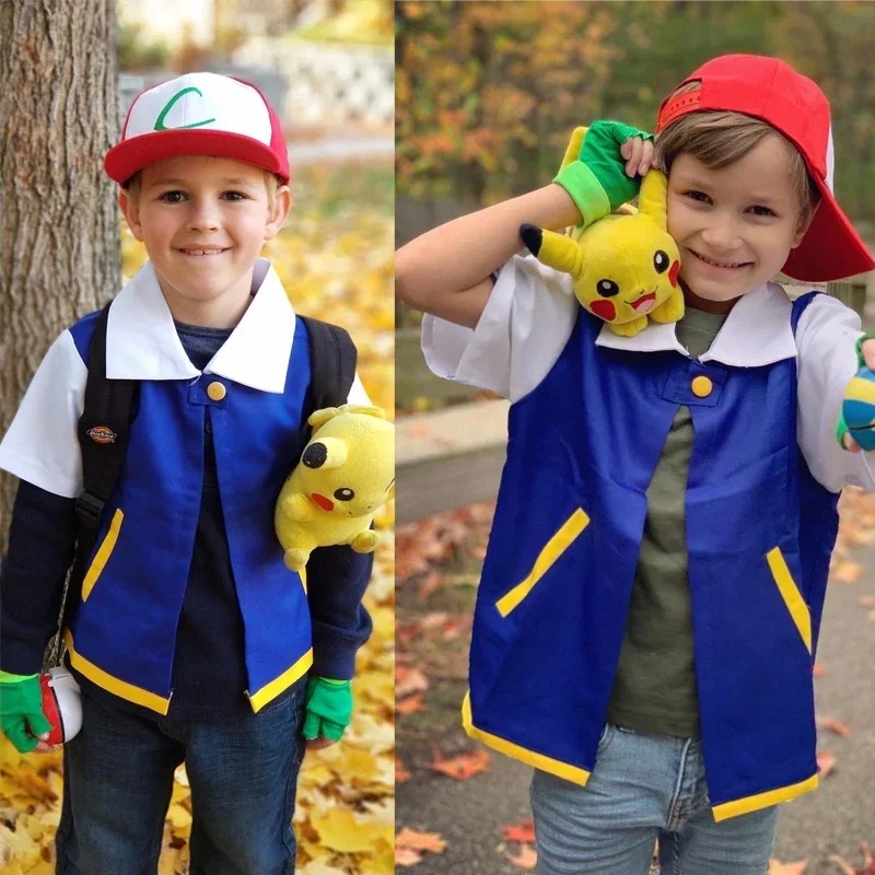 Men Accessories H&M - Halloween Cosplay Kostüm Anime Ash Ketchum
