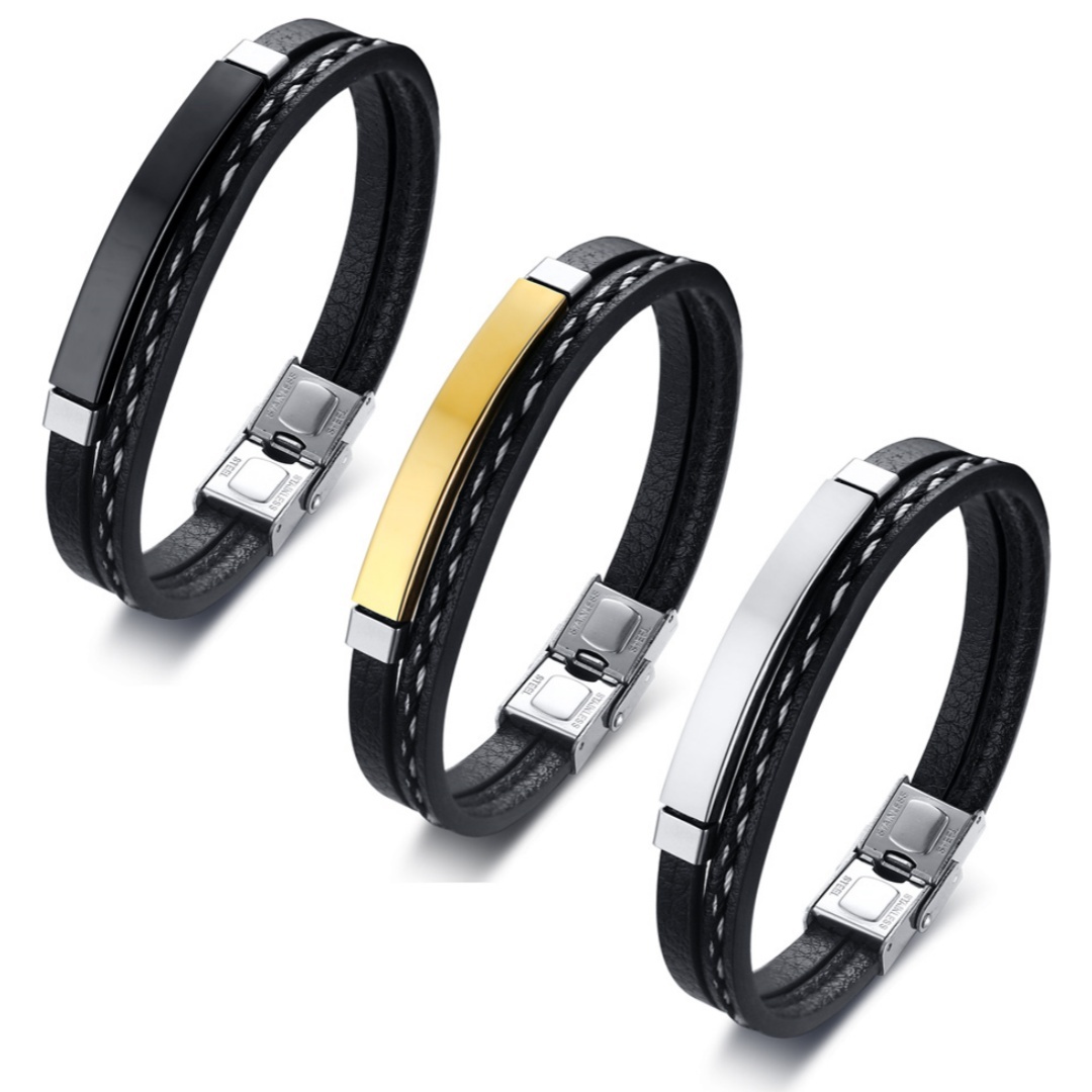 Echtes Leder Armbänder Für Män – Men'S Accessories On Sale Bewertung und Preis