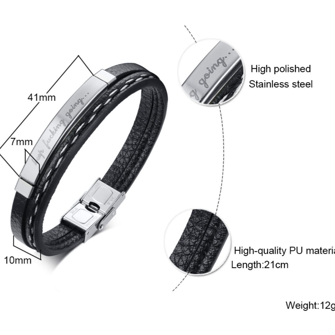 Echtes Leder Armbänder Für Män – Men'S Accessories On Sale Bewertung und Preis