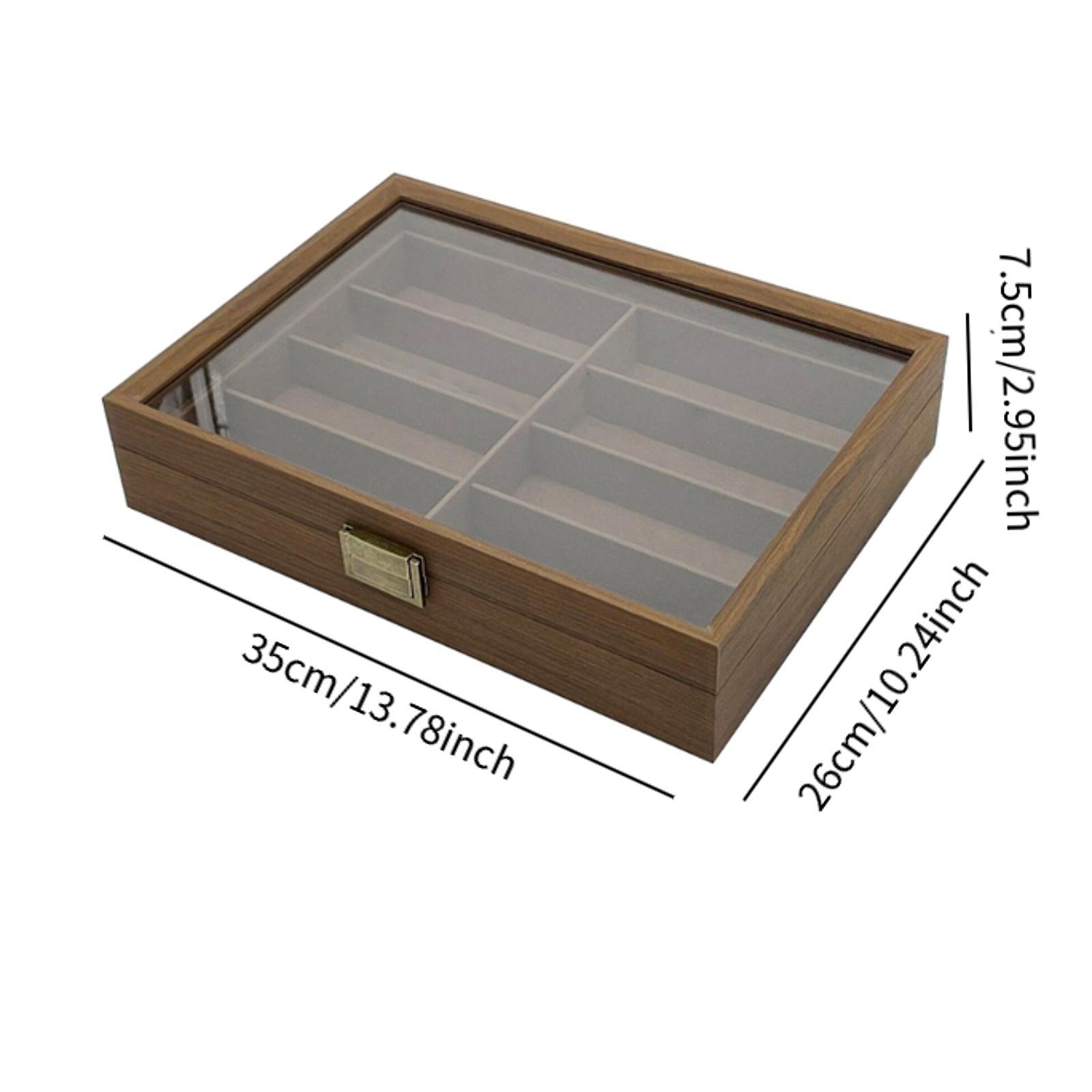 Holz-Sonnenbrillen-Organizer-B – Men Accessories Drawer Bewertung und Preis