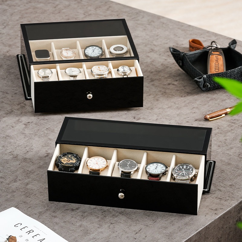 Luxuriöse Uhrenboxen aus Kunst – Men Accessories Drawer Bewertung und Preis